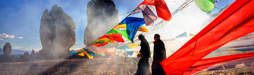 Tibetan flags