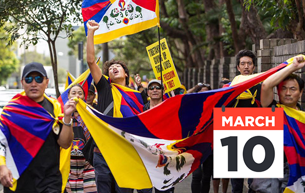 10 March rallies – Tibetan Uprising Day